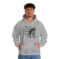vintage krampus hoodie horror design retro hooded sweatshirt for christmas celebrations unique creepy style for holiday wear fap4d