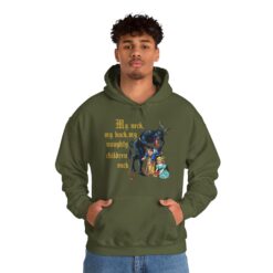 vintage krampus hoodie horror design retro hooded sweatshirt for christmas celebrations unique creepy style for holiday wear xndxv