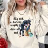 vintage krampus sweatshirt retro horror design unique christmas sweater for fans of creepy holiday apparel and vintage t shirts zsqqv