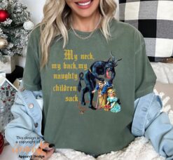 vintage krampus t shirt comfort colors retro design horror creepy christmas tee 5yzg3