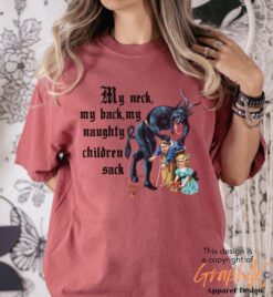 vintage krampus t shirt comfort colors retro design horror creepy christmas tee gvfvx