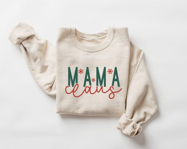 vintage mama claus sweatshirt for moms funny christmas crewneck with unique design for holiday celebrations and family gatherings t9r0p