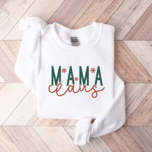 vintage mama claus sweatshirt for moms funny christmas crewneck with unique design for holiday celebrations and family gatherings x57d0