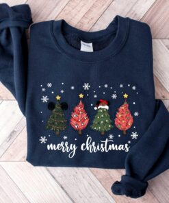 vintage mickey christmas t shirt featuring mickey and friends design for disney fans and family matching holiday wear uopky