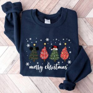 vintage mickey christmas t shirt featuring mickey and friends design for disney fans and family matching holiday wear uopky