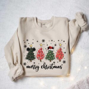 vintage mickey christmas t shirt featuring mickey and friends design for disney fans and family matching holiday wear yor49