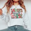 vintage nurse christmas sweatshirt for rns funny holiday shirt with unique design for nurses mmw54