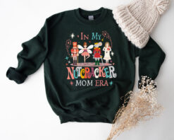 Vintage Nutcracker Mom Sweatshirt  Comfortable Crewneck with Unique Design for Holiday Celebrations and Festive Outfits