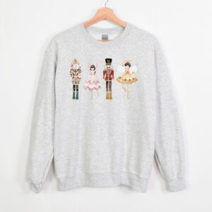 vintage nutcracker sweatshirt for christmas featuring ballet design ideal for holiday celebrations and ballerina enthusiasts 6y4hw