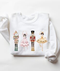 vintage nutcracker sweatshirt for christmas featuring ballet design ideal for holiday celebrations and ballerina enthusiasts 733t5 scaled