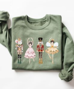 vintage nutcracker sweatshirt for christmas featuring ballet design ideal for holiday celebrations and ballerina enthusiasts deg3v scaled