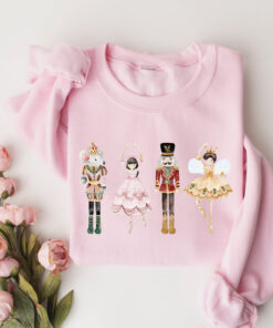 vintage nutcracker sweatshirt for christmas featuring ballet design ideal for holiday celebrations and ballerina enthusiasts rfswk scaled