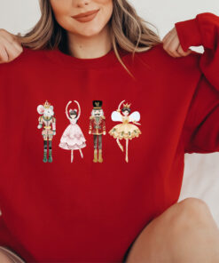 vintage nutcracker sweatshirt for christmas featuring ballet design ideal for holiday celebrations and ballerina enthusiasts sbumd scaled