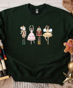 vintage nutcracker sweatshirt for christmas featuring ballet design ideal for holiday celebrations and ballerina enthusiasts tzdzm scaled