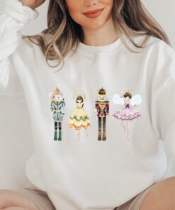 vintage nutcracker sweatshirt for women merry and bright holiday design winter ballet themed apparel axbys scaled