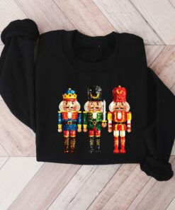 vintage nutcracker t shirt for women with faux sequin design for christmas celebrations and holiday gatherings gufnv scaled