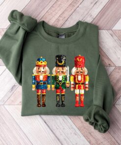 vintage nutcracker t shirt for women with faux sequin design for christmas celebrations and holiday gatherings srrw1 scaled