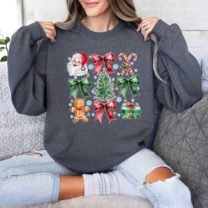 vintage santa claus t shirt for women with coquette bow design merry christmas theme fun holiday apparel for celebrating christmas dx47n scaled