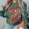 vintage santa rodeo sweatshirt unisex cowboy crewneck western christmas shirt with festive design and comfortable fit bcpzr