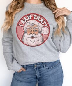 vintage santa shirt with funny design for christmas parties and winter celebrations uwz9p