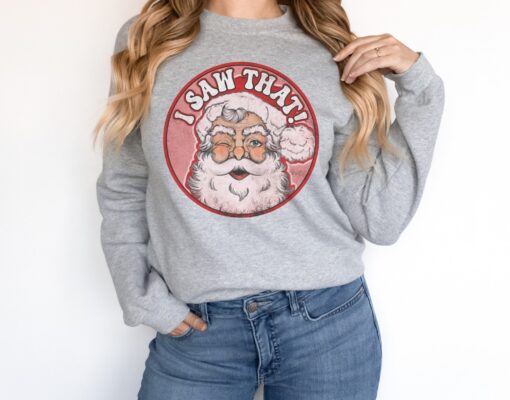 vintage santa shirt with funny design for christmas parties and winter celebrations uwz9p