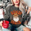 vintage santa sweatshirt comfort colors western crewneck featuring a unique santa face design for christmas celebrations and holiday wear m6j1w