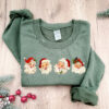 vintage santa sweatshirt for family matching christmas crewneck holiday apparel with retro design aycg3