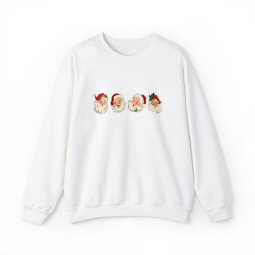 vintage santa sweatshirt for family matching christmas crewneck holiday apparel with retro design dh3iy