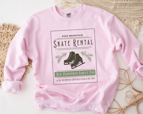 vintage skate rental sweatshirt for ice skater moms with unique design and comfortable fit for ice skating parties and events bu5oq