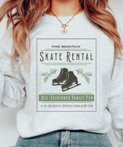 vintage skate rental sweatshirt for ice skater moms with unique design and comfortable fit for ice skating parties and events ivnwo