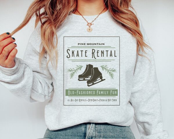 vintage skate rental sweatshirt for ice skater moms with unique design and comfortable fit for ice skating parties and events ivnwo