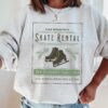 vintage skate rental sweatshirt for ice skater moms with unique design and comfortable fit for ice skating parties and events rrqnz