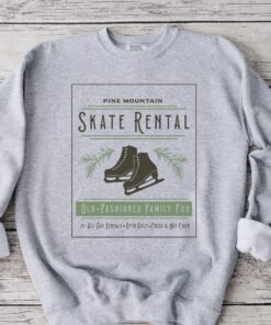 vintage skate rental sweatshirt for ice skater moms with unique design and comfortable fit for ice skating parties and events sgs1j