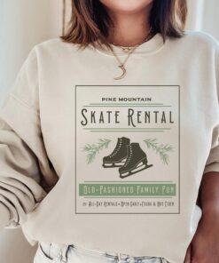 vintage skate rental sweatshirt for ice skater moms with unique design and comfortable fit for ice skating parties and events tuagk