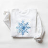 vintage snowflake sweatshirt for family matching christmas outfits plus size holiday sweater with unique snowflake design 4hswe