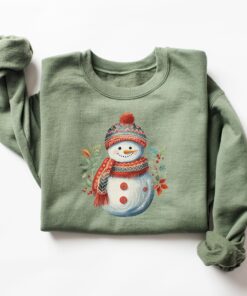 vintage snowman sweatshirt for women funny christmas crewneck with unique design comfortable holiday apparel dg6uz scaled