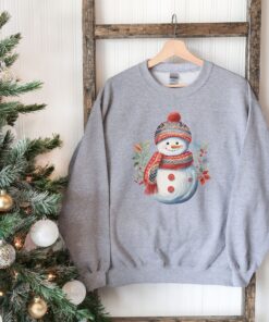 vintage snowman sweatshirt for women funny christmas crewneck with unique design comfortable holiday apparel jrj3m scaled