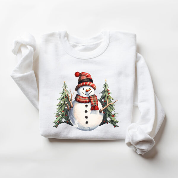 vintage snowman sweatshirt for women with christmas design and comfortable fit ideal for holiday gatherings and festive celebrations os6fm scaled