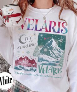 vintage sweatshirt featuring velaris city starlight design for book lovers and acotar fans ideal for christmas celebrations 11bn6