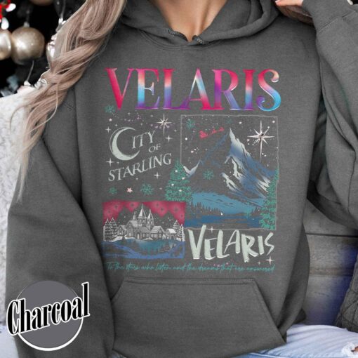 vintage sweatshirt featuring velaris city starlight design for book lovers and acotar fans ideal for christmas celebrations jtjib