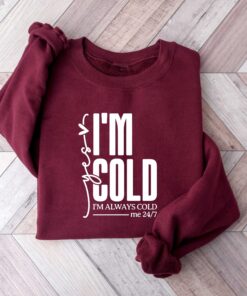 vintage sweatshirt yes im cold design for winter wear featuring warmth and comfort in freezing conditions zafxo scaled