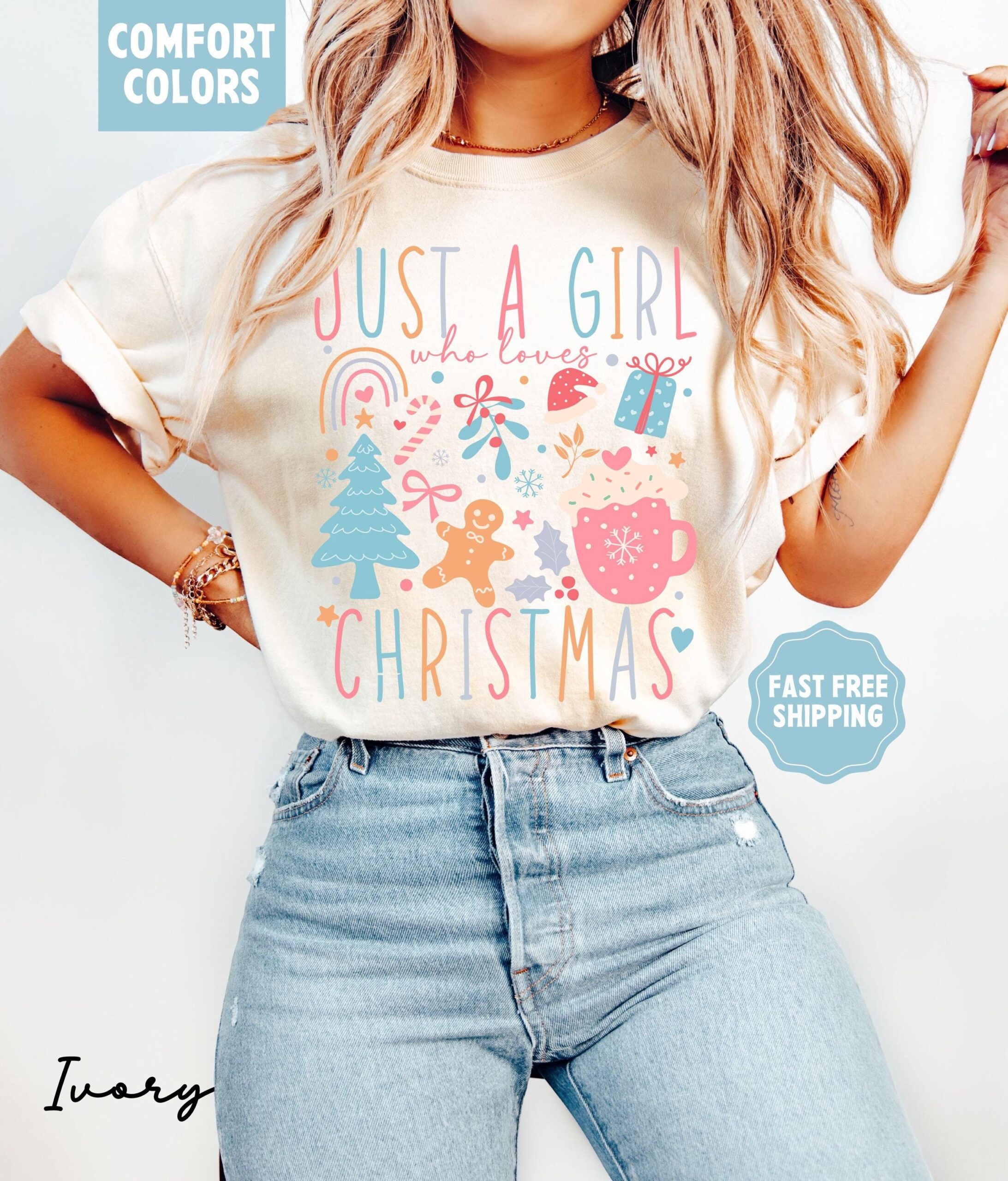 Vintage T Shirt Boho Christmas Tee Comfort Colors Pastel Retro Design for Unique Holiday Style 1 vintage t shirt boho christmas tee comfort colors pastel retro design for unique holiday style bmpbr scaled