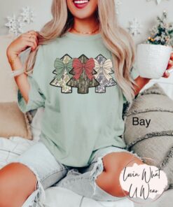 vintage t shirt camo christmas tree shirt oversized hunting tee with trendy holiday design and camouflage print for festive wear kjwz5