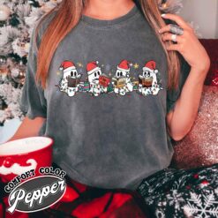 vintage t shirt christmas ghost design halloween theme book lover shirt spooky cute ghost illustration for readers and fans 32ktl