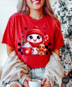 vintage t shirt christmas ghost design iced coffee retro style funny holiday shirt for coffee lovers pxxlq scaled