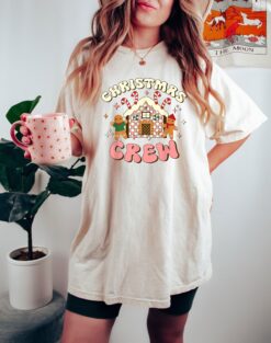 vintage t shirt comfort colors christmas crew shirt for family matching and fun holiday wear krdca scaled