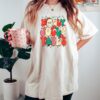 vintage t shirt comfort colors holly jolly vibes christmas tree design for women funny christmas shirt merry christmas theme fftlu scaled
