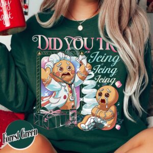 vintage t shirt did you try icing it funny nurse and doctor tee with gingerbread christmas design for health care workers ycxww