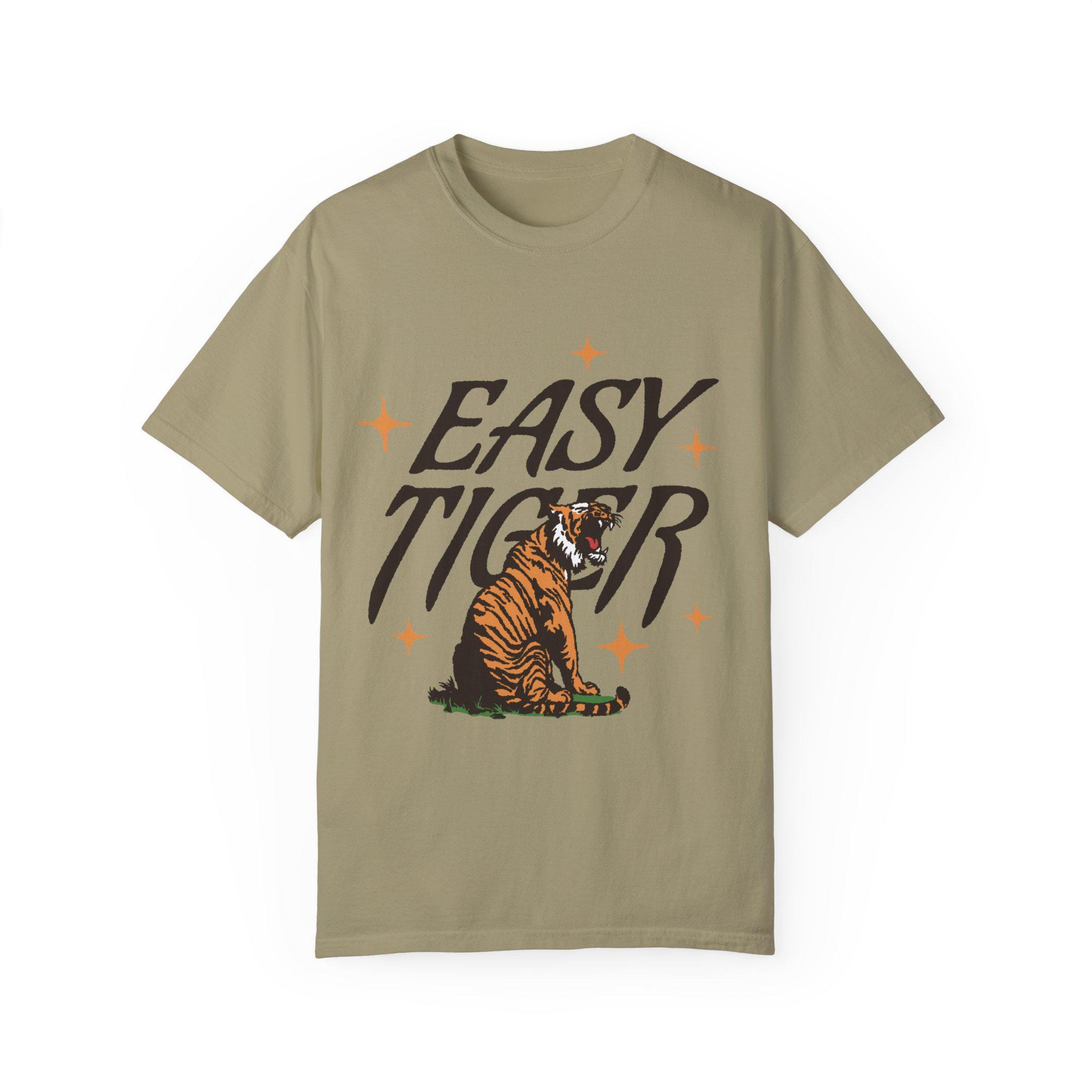 Vintage T Shirt Easy Tiger Graphic Tee Retro Boho Unisex Aesthetic Design Comfortable Colors Indie Style Apparel 6 vintage t shirt easy tiger graphic tee retro boho unisex aesthetic design comfortable colors indie style apparel tse88