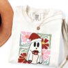 Vintage T Shirt Floral Ghost Christmas Shirt for Women Boho Style Comfort Colors Design with Unique Ghoul Graphic 8 vintage t shirt floral ghost christmas shirt for women boho style comfort colors design with unique ghoul graphic azlfx scaled